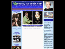 Tablet Screenshot of celebrity-websites.com